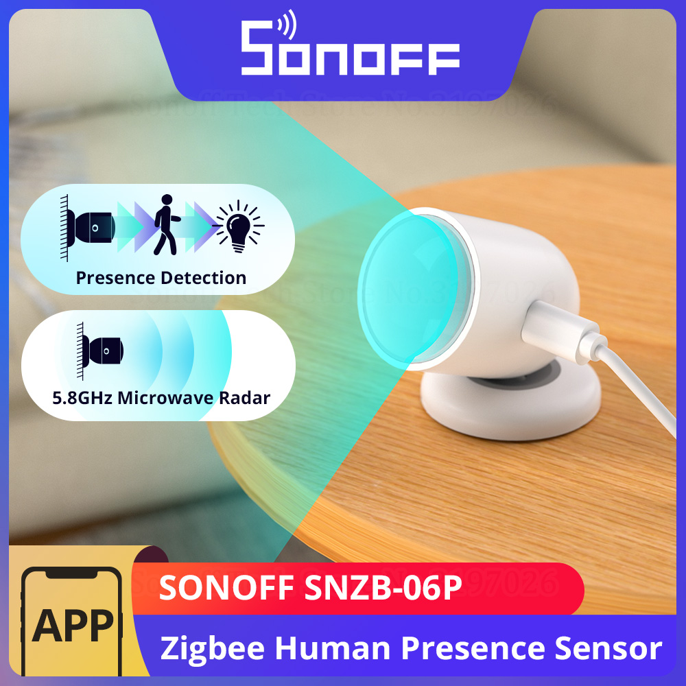 Sonoff Basic Switch - SONOFF SNZB-06P Zigbee 인간 존재 센서