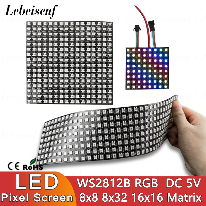 Rgb Led Matrix 8X8 - LED 디지털 픽셀 스크린 WS2812B SMD