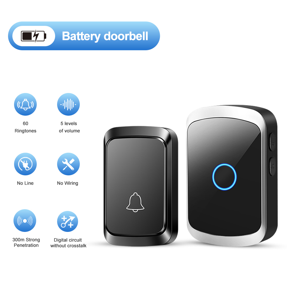 Smart Home Automation Diy - 스마트 무선 초인종 도어 차임 키트