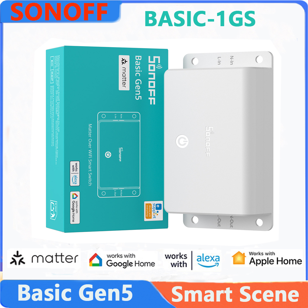 Sonoff Basic Switch - SONOFF 베이직 Gen5 (BASIC-1GS) 매터 오버