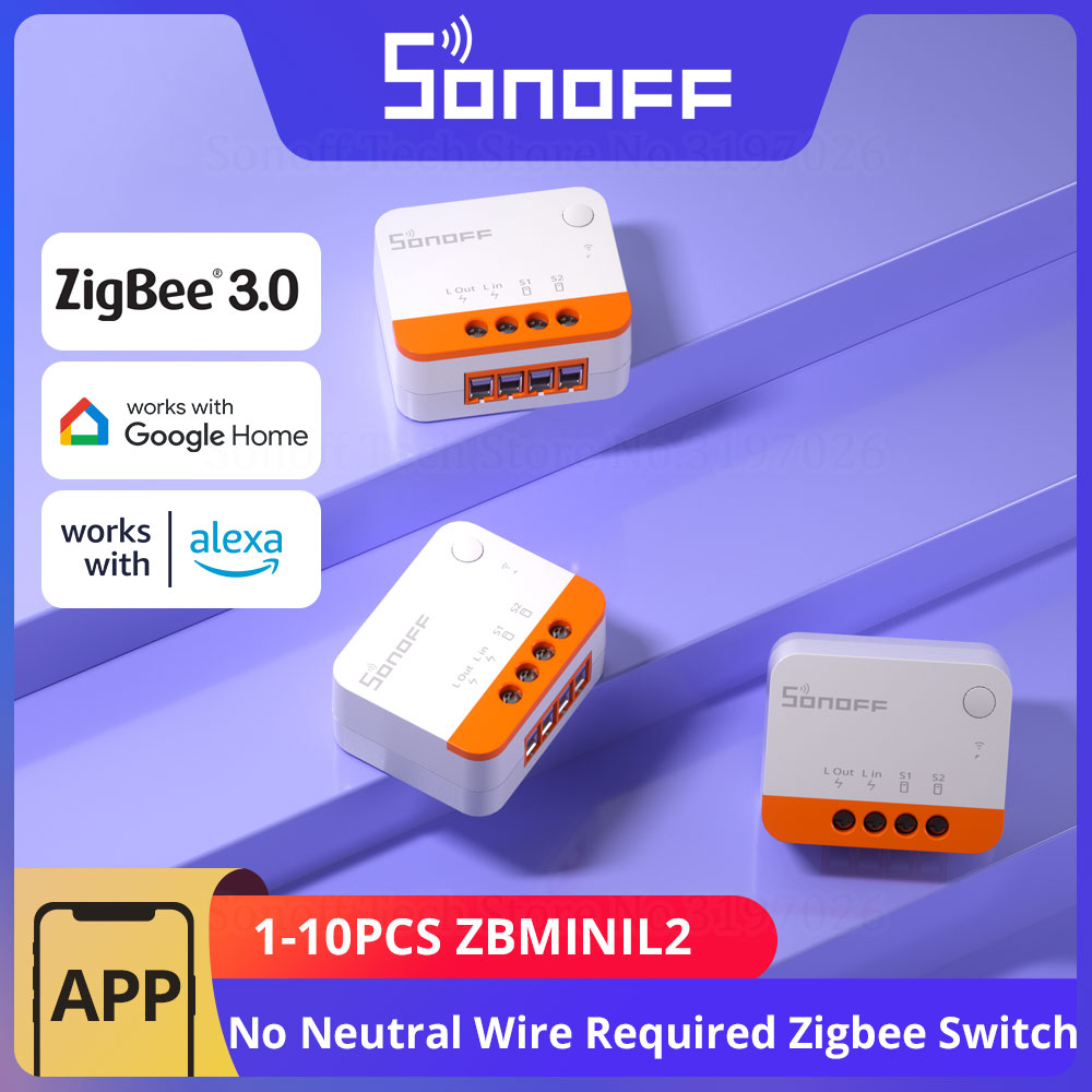 Sonoff Basic Switch - 1-10PCS SONOFF ZBMINIL2 Zigbee 3.0 중성선
