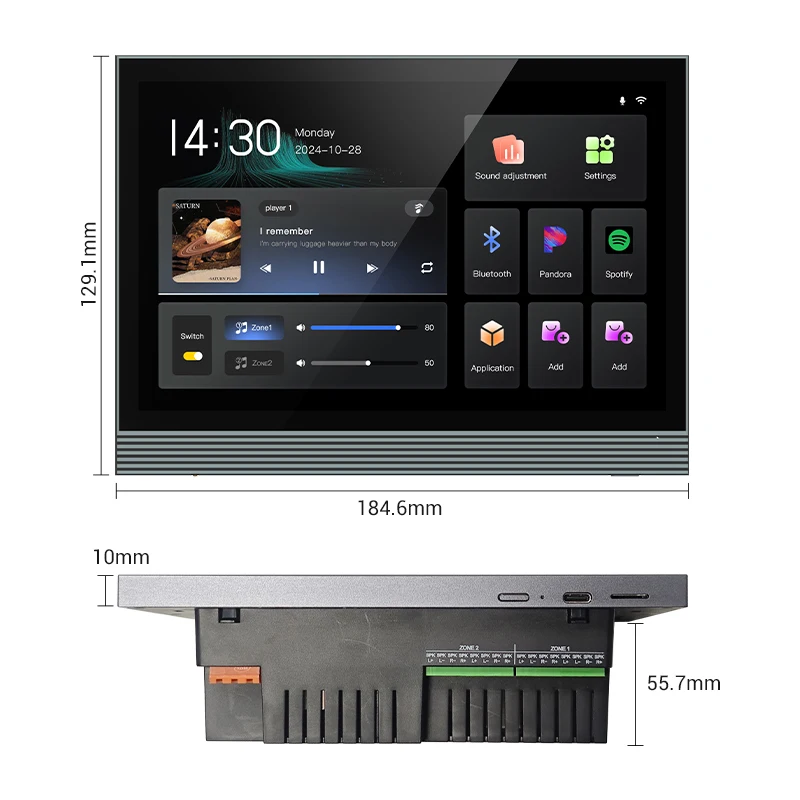 Home Automation System Design - 새로운 디자인 7인치 스마트 홈 스피커