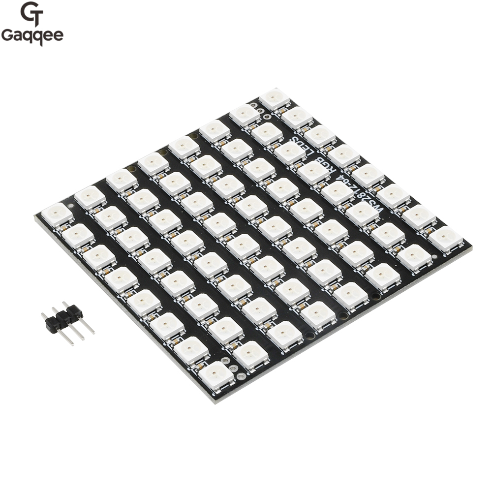 Rgb Led Matrix 8X8 - WS2812 LED 5050 RGB 8x8 64비트