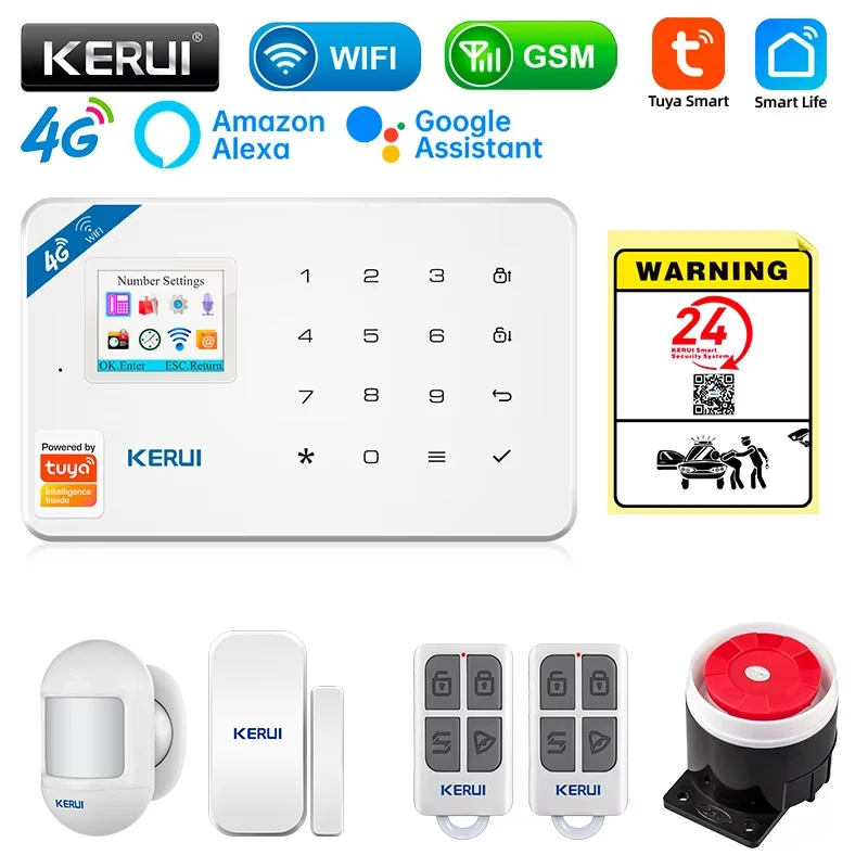 Smart Home Automation Diy - KERUI 보안 경보 시스템 키트 W184