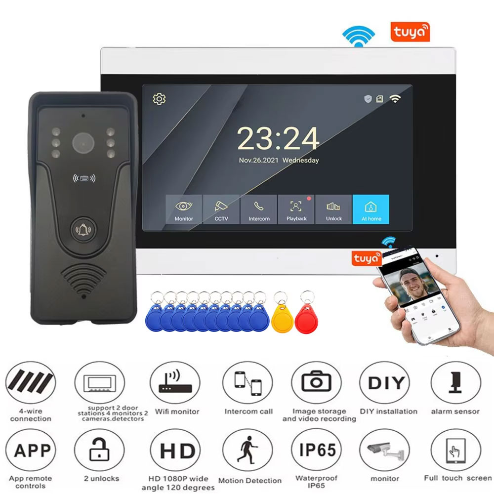 Smart Home Automation Diy - 투야 1080P 컬러 터치 스크린 무선