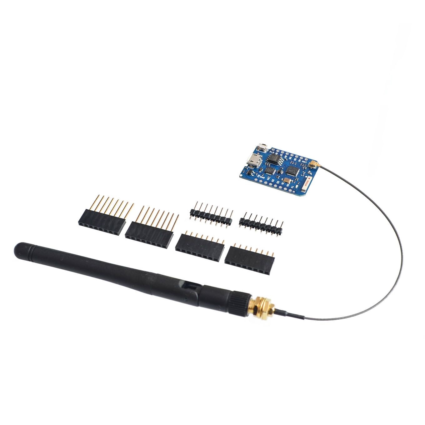 WEMOS D1 미니 프로 외부 안테나 커넥터, Nod - Esp8266 Nodemcu Board 리뷰 및 가격