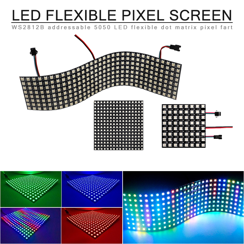 LED 디지털 픽셀 스크린 WS2812B SMD 505 - Rgb Led Matrix 8X8 리뷰 및 가격