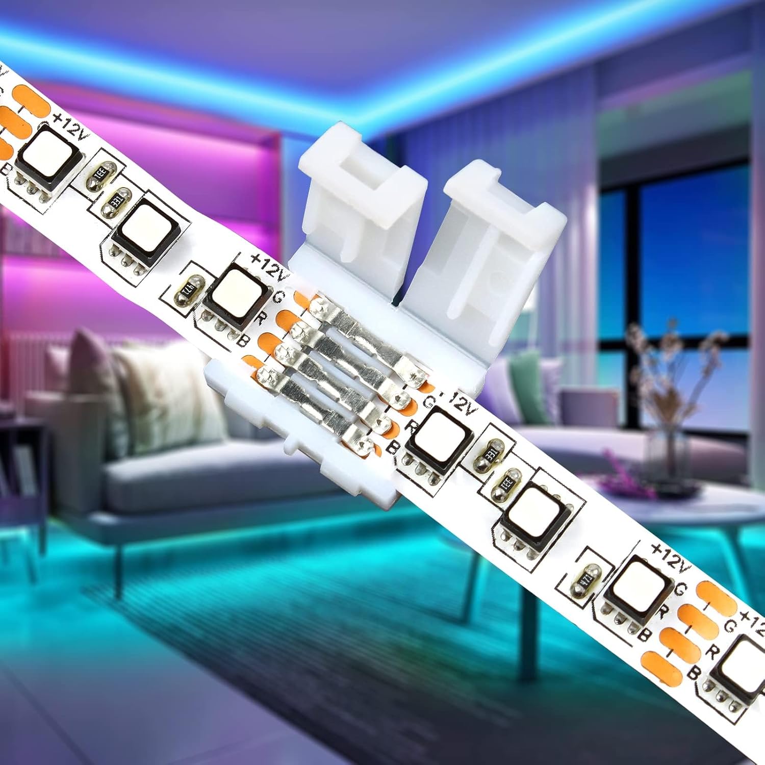 8mm-10mm 4핀 I 모양 LED 스트립 무납땜 커 - Rgb Led Matrix 8X8 리뷰 및 가격