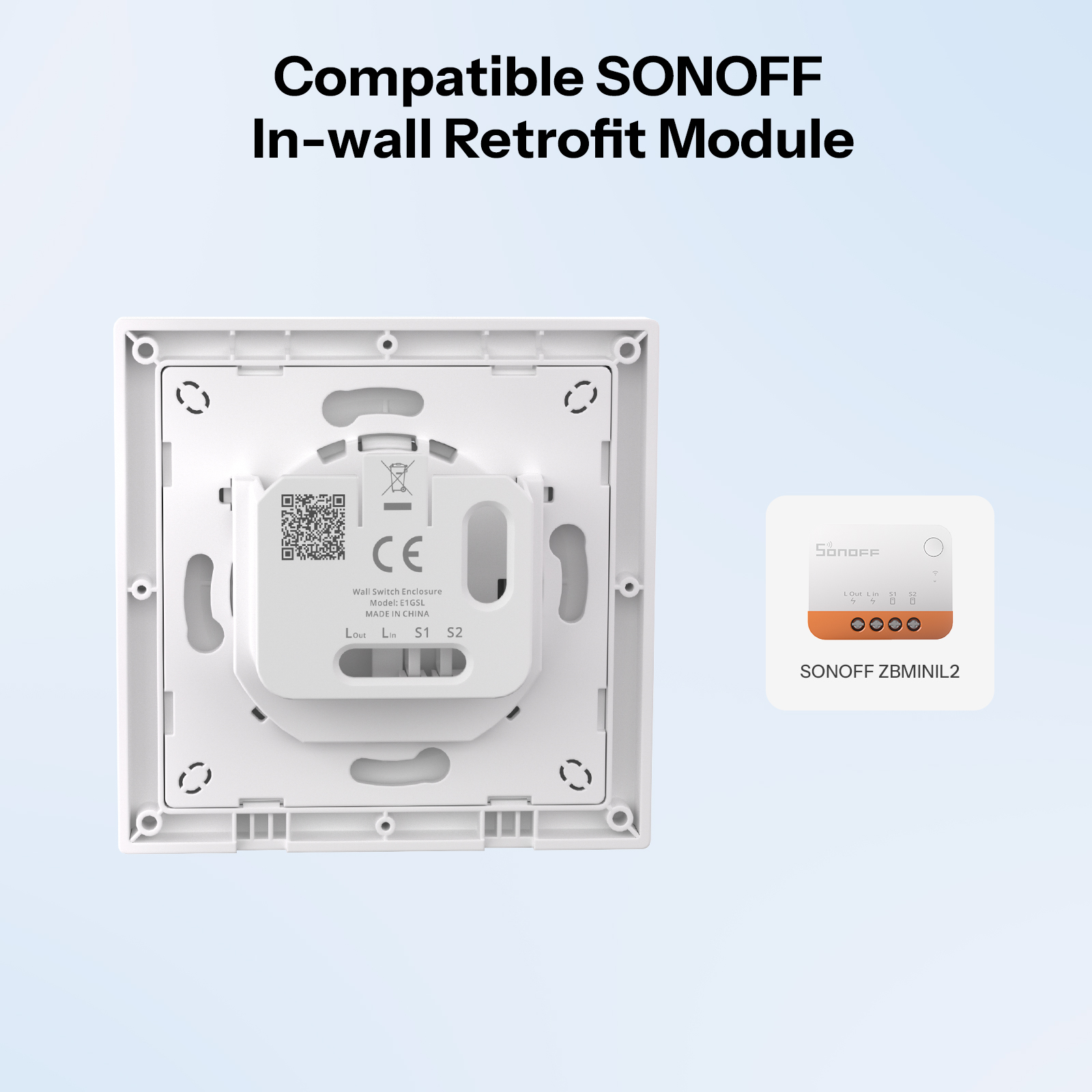 SONOFF E1GSL 벽 스위치 인클로저, 중성선 필 - Sonoff Basic Switch 리뷰 및 가격