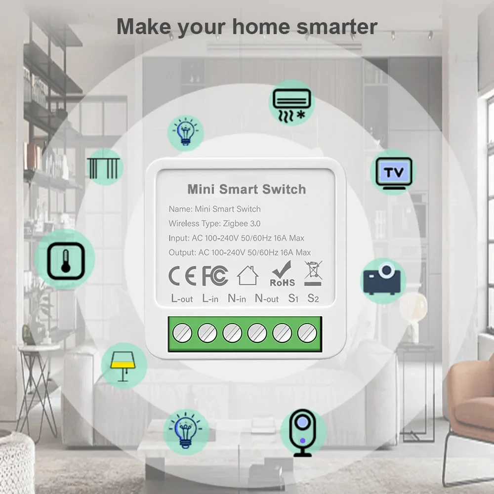 WiFi Zigbee 스마트 스위치 모듈 2방향 DIY - Home Automation Systems Diy 리뷰 및 가격