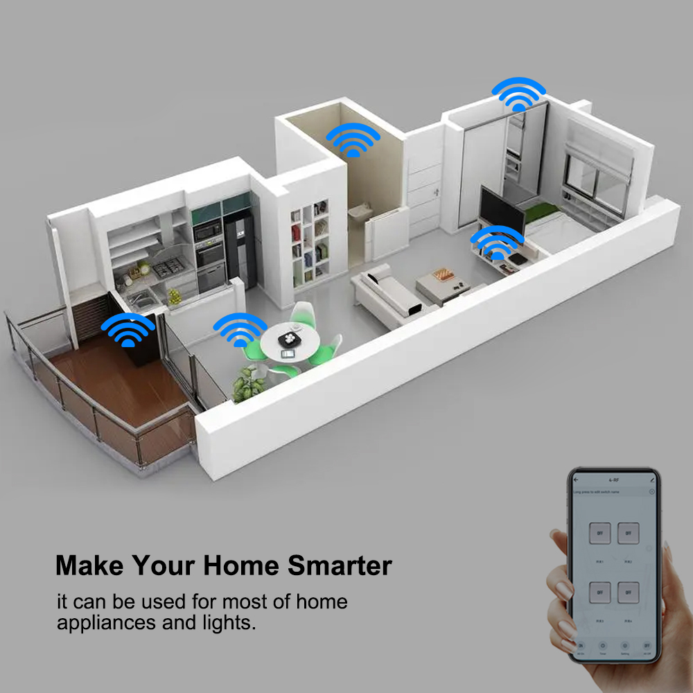 4채널 와이파이/지그비 스마트 릴레이 DIY 모듈 무선 - Smart Home Automation Diy 리뷰 및 가격