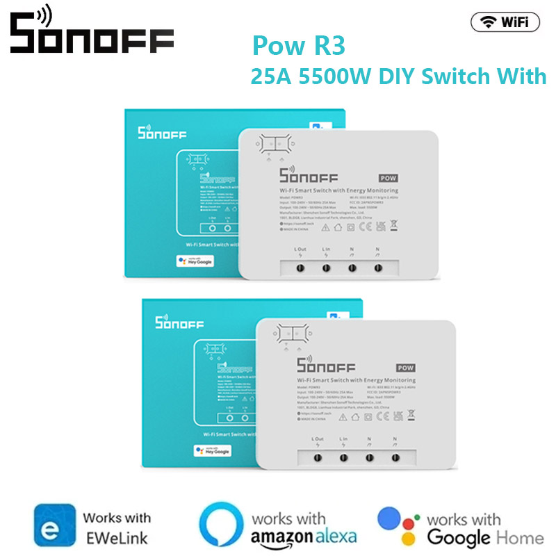 SONOFF POW POWR3/Powr316/POWR3 - Sonoff Basic Switch 리뷰 및 가격