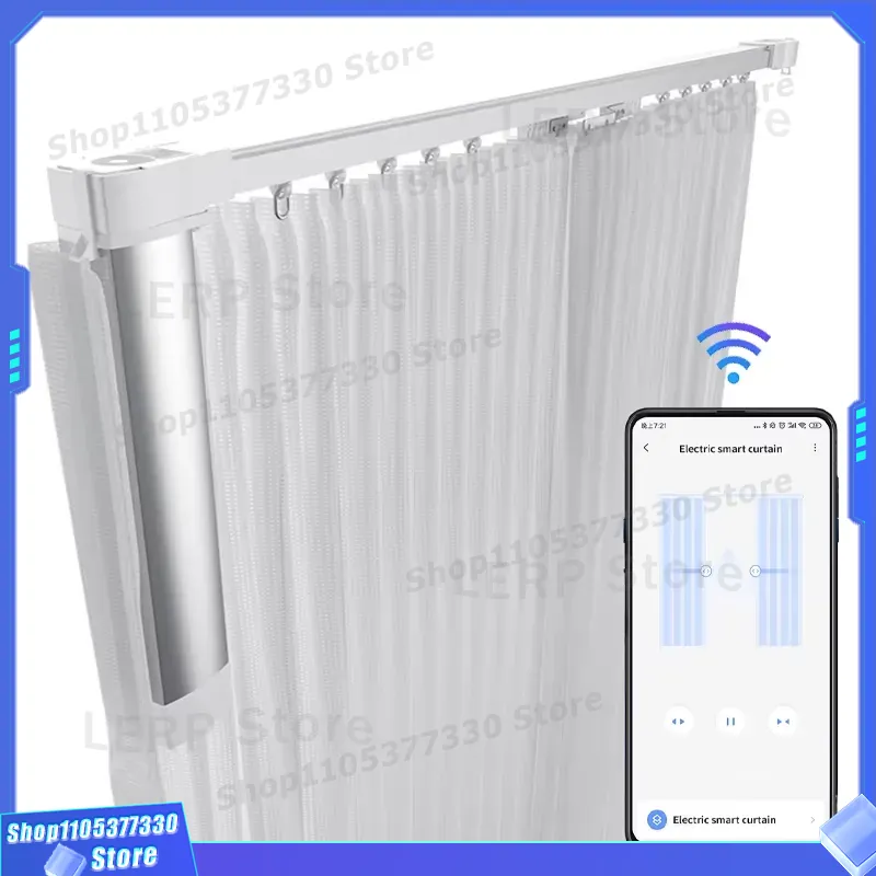스마트 전동 커튼 트랙 모터라이즈드 레일 시스템 - 홈 - Home Automation System Design 리뷰 및 가격