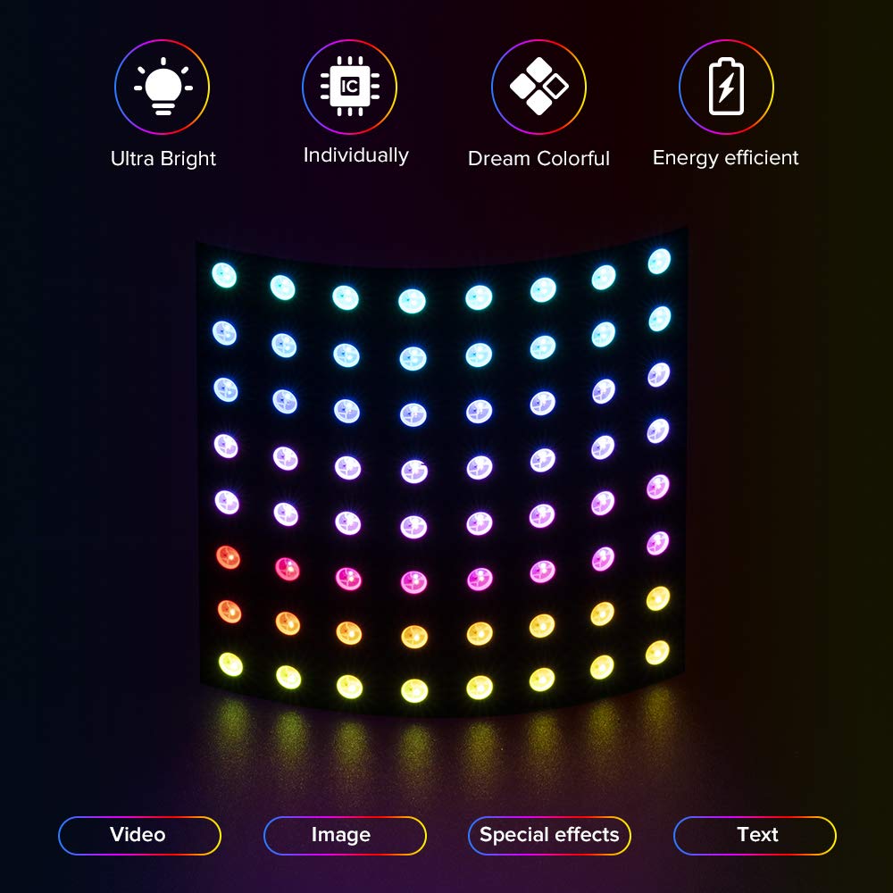 LED 5050 RGB LED 매트릭스 모듈, WS28 - Rgb Led Matrix 8X8 리뷰 및 가격