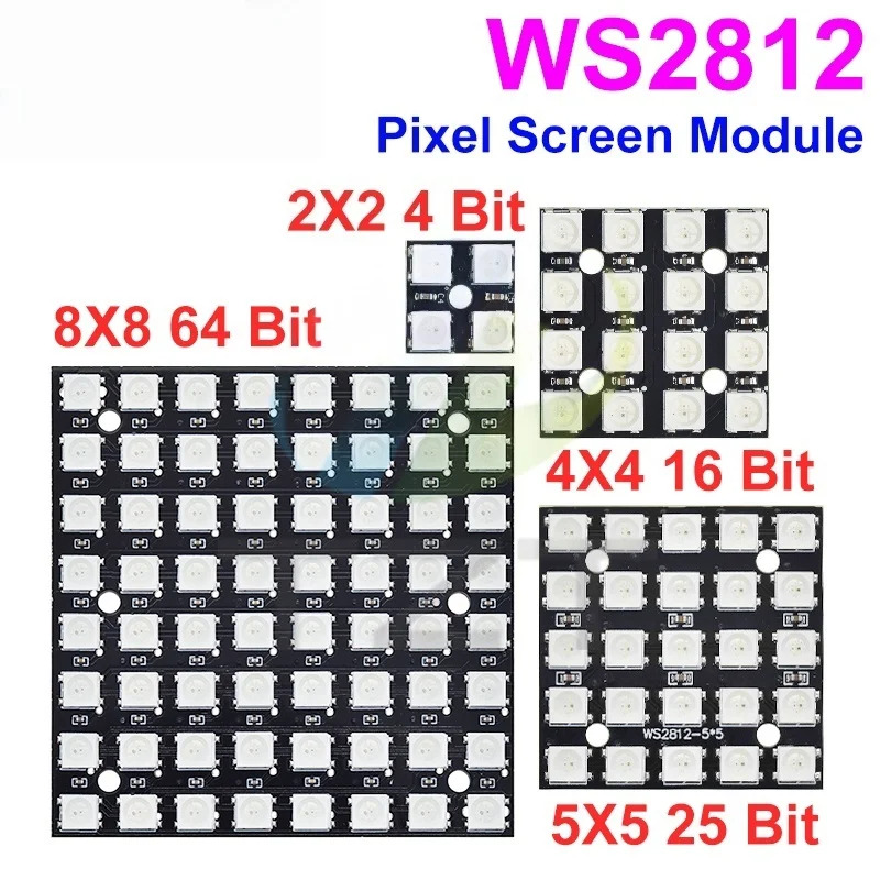 신제품 WS2812 LED 5050 RGB 8x8 LE - Rgb Led Matrix 8X8 리뷰 및 가격