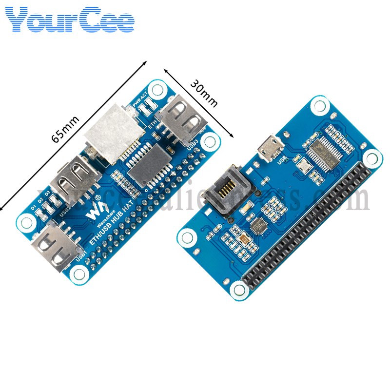 USB 허브 HAT-이더넷 RJ45 네트워크 포트 US - Pi Zero W Board 리뷰 및 가격