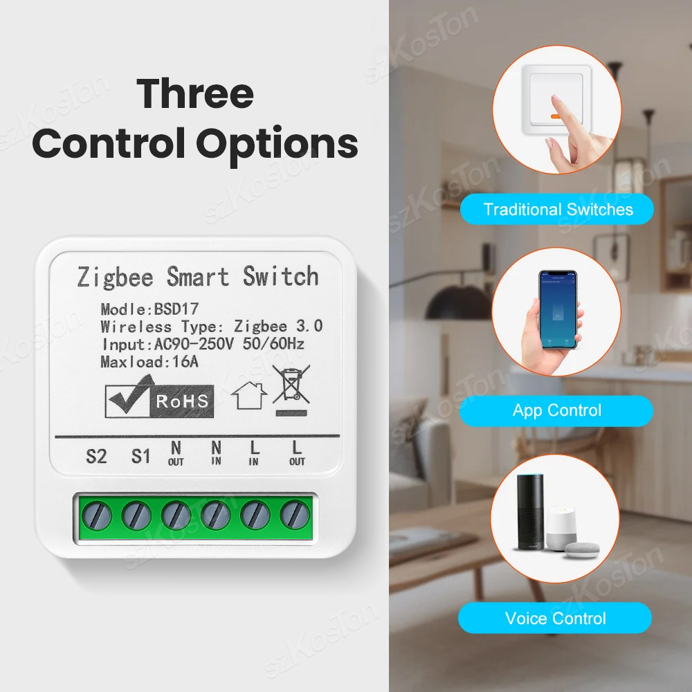 16A 투야 지그비 스마트 스위치 모듈 스마트 홈 자동 - Smart Home Automation Diy 리뷰 및 가격